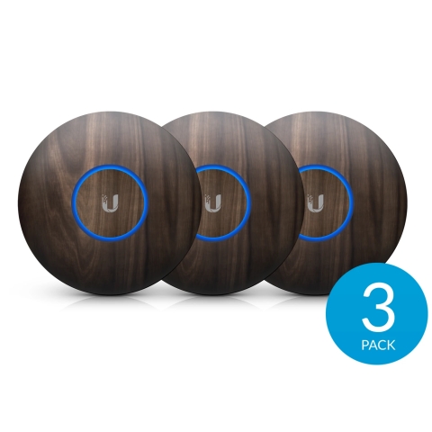 Ubiquiti Design Involucro aggiornabile per nanoHD, legno 3-pack