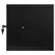 Armadio rack 10" 6U, 300mm, porta piena, nero