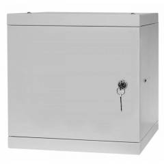 Armadio rack 10" 6U, 300mm, porta piena, grigio