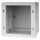 Armadio rack 10" 6U, 300mm, porta piena, grigio
