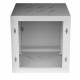 Armadio rack 10" 6U, 300mm, porta piena, grigio