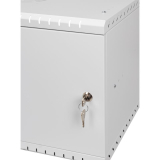 Armadio rack 19" 6U, 350mm, Porta in metallo, grigio