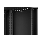 Armadio rack 19" 9U, 450mm, Porta in metallo, nero