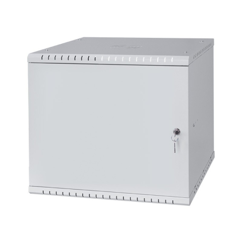 Armadio rack 19" 9U, 450mm, Porta in metallo, grigio