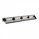 Pannello patch Cat5e UTP 24-Port RJ-45 19" 1U Nero