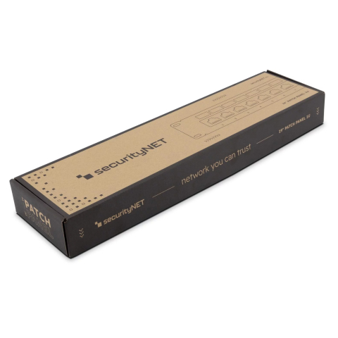 Patch Panel Cat6 UTP 24-Port RJ-45 19" 1U con ripiano