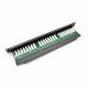 Patch Panel Cat6 UTP 24-Port RJ-45 19" 1U con ripiano