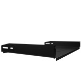 Scaffale rack 19" 1U, 300mm, Nero