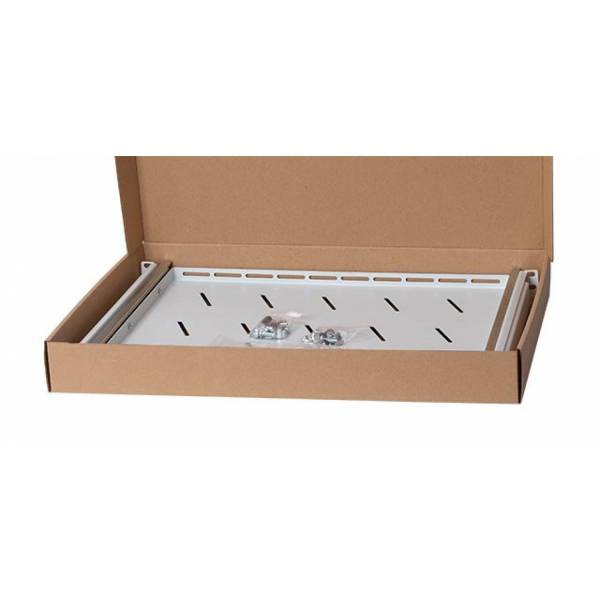 Ripiano estraibile 19" 1U, 350mm, Grigio