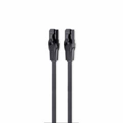 Cavo patch piatto UTP Cat6 0.75m nero