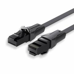 Cavo patch piatto UTP Cat6 0.75m nero