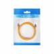 Cavo patch SSTP Cat6A 0.5m giallo