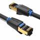 Cavo patch SSTP Cat8 0.5m nero