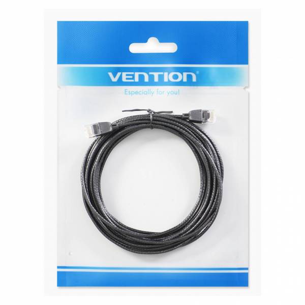 Cavo patch sottile UTP Cat6A 1m nero