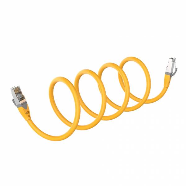 Cavo patch SSTP Cat6A 40m giallo