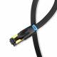 Cavo patch piatto Cat8 1m nero