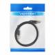 Cavo patch piatto Cat8 1m nero