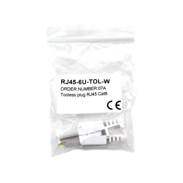 10 Connettori Di Rete Senza Utensili RJ45 CAT6 LAN UTP Cable - Foto 7