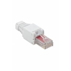 RJ45 Connettore senza attrezzi Cat6 bianco