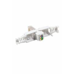 RJ45 Connettore senza attrezzi Cat6 bianco