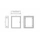 Astuccio da incasso OMP5 Bianco 400x500x120