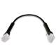 UniFi Cavo patch Ethernet, nero, 0.3m