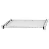 19" Ripiano estraibile per tastiera e mouse, 350mm, grigio
