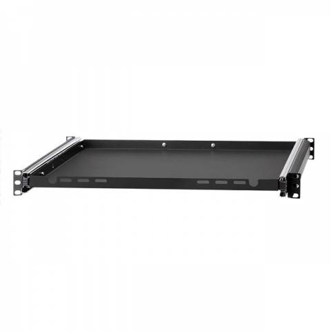 19" Ripiano estraibile per tastiera e mouse, 350mm, Nero
