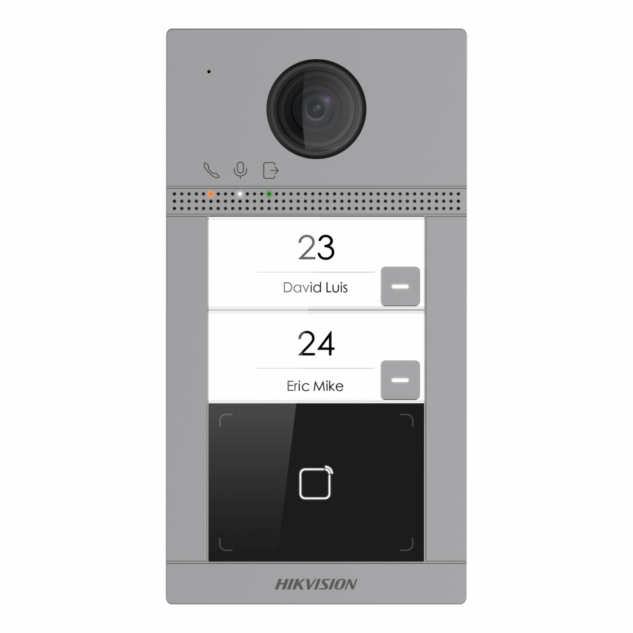 HikVision 2 Pulsanti in metallo Villa porta stazione DS-KV8213-WME1