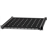 Ripiano estraibile 19" 1U, 450mm, Nero