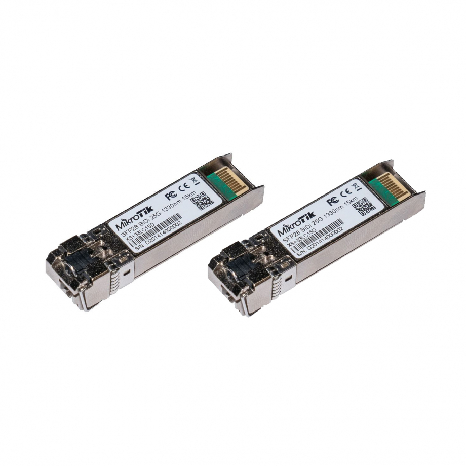 MikroTik 25G Bidirectional Single-Mode Module 10km paio
