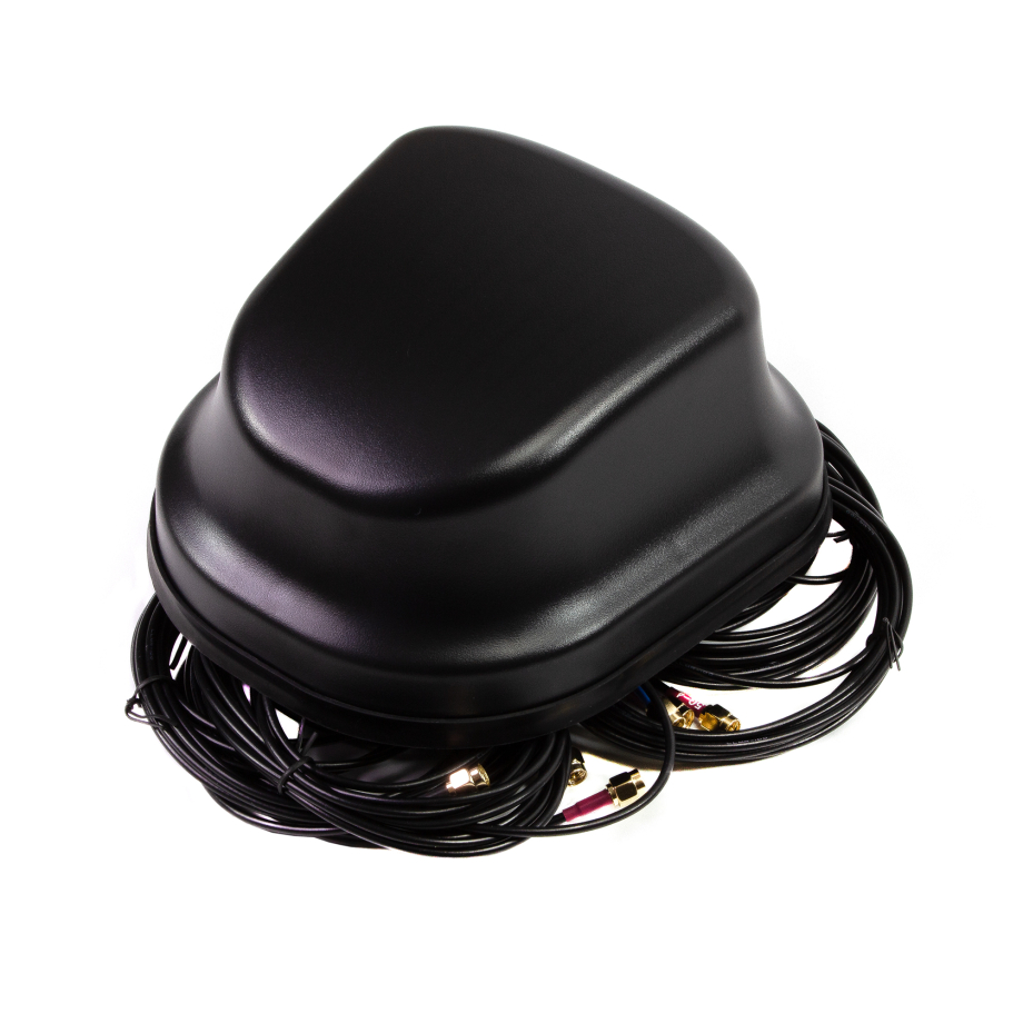 7-in-1 5G GNSS Wi-Fi antenna da tetto per auto
