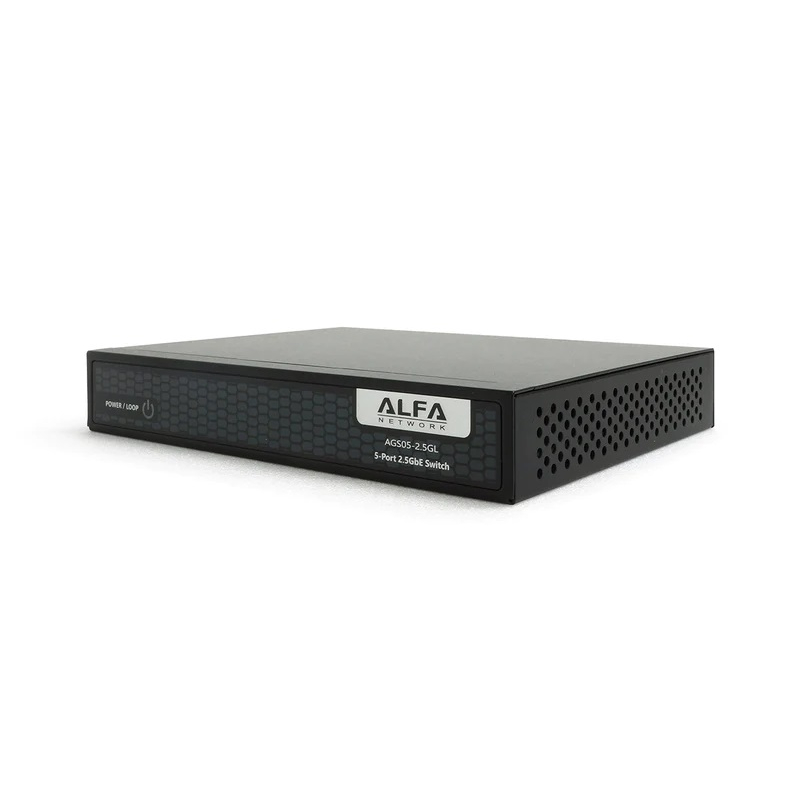 Alfa Interruttore Ethernet a 5 porte 2.5 Gbps