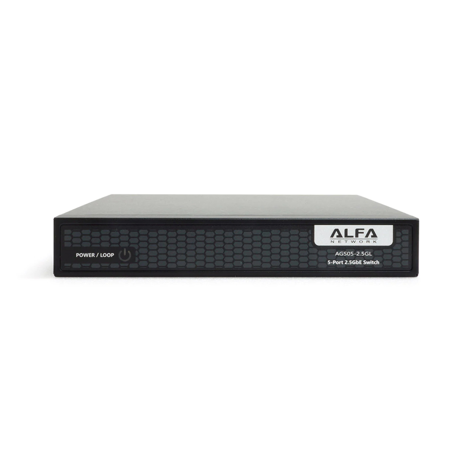 Alfa Interruttore Ethernet a 5 porte 2.5 Gbps