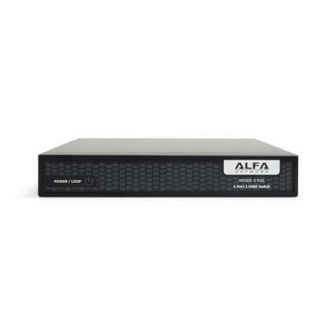 Alfa Interruttore Ethernet a 5 porte 2.5 Gbps