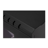 Armadio rack 10" 9U, 300mm, porta in vetro, nero