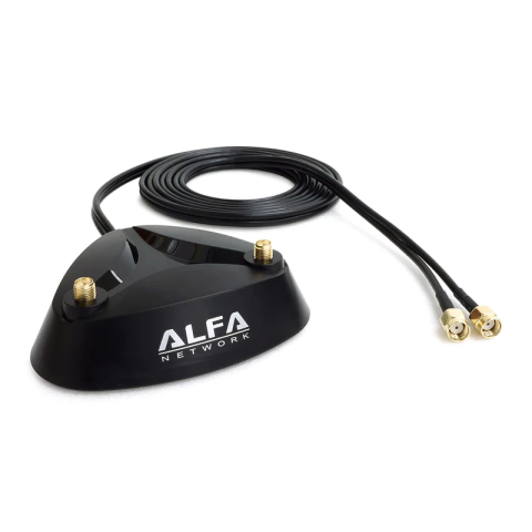 Alfa base magnetica per due antenne ARS-AS02T