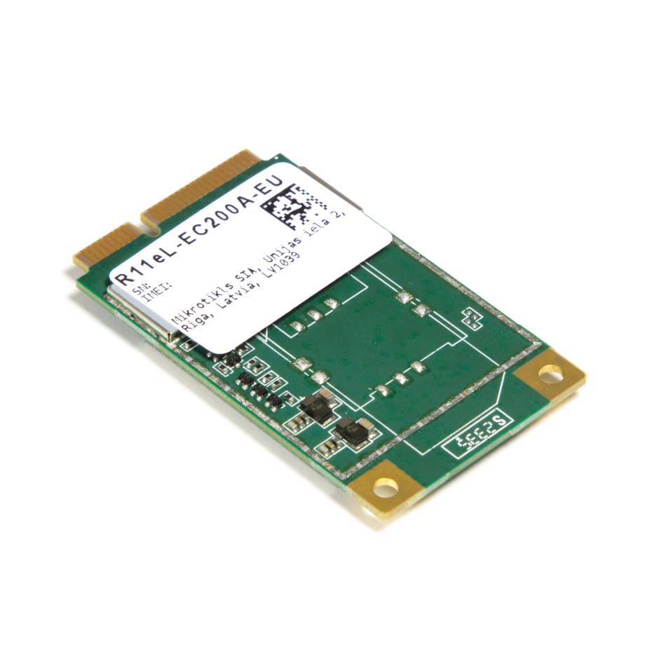 MikroTik mini-PCIe 4G LTE modulo modem