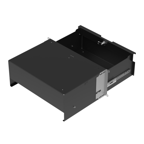Cassetto rack 19" 4U, 320mm, Nero