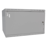 Armadio rack 19" 6U, 450mm, Porta in metallo, grigio