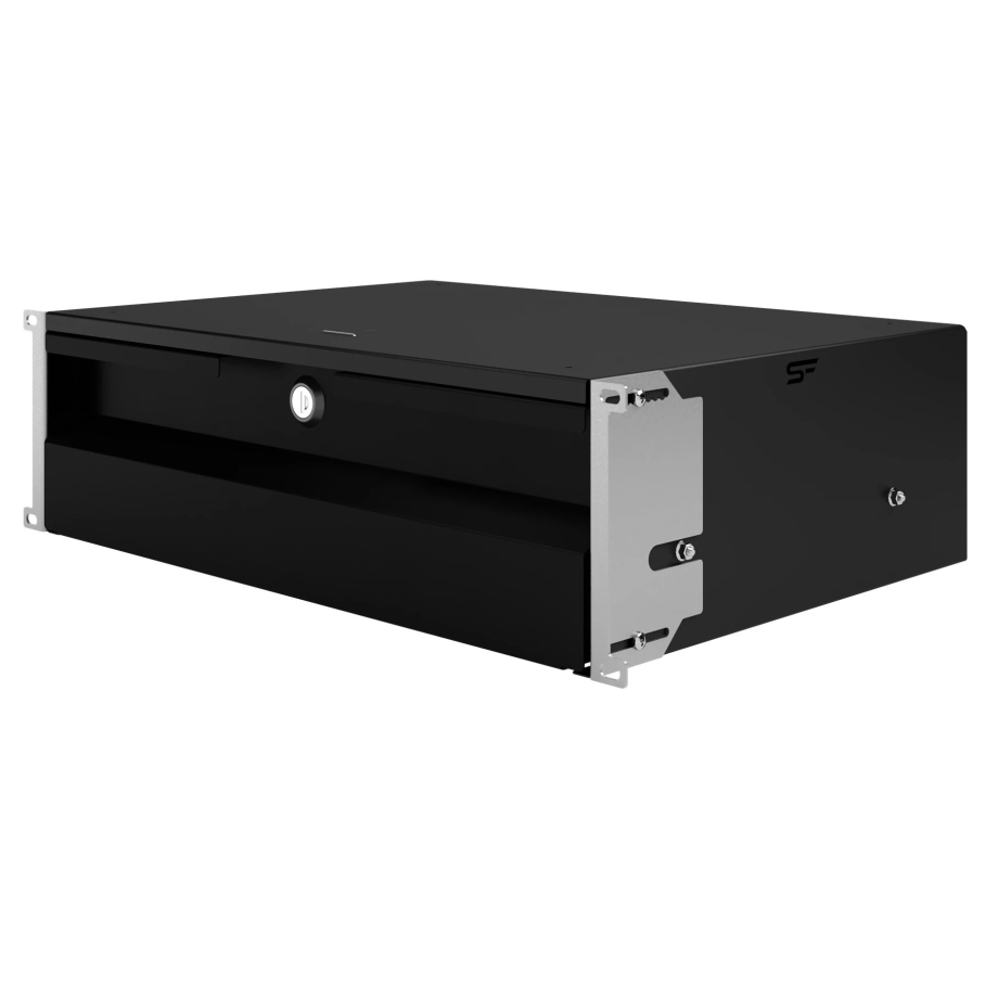 Cassetto per rack 19" 3U, 320mm, Nero