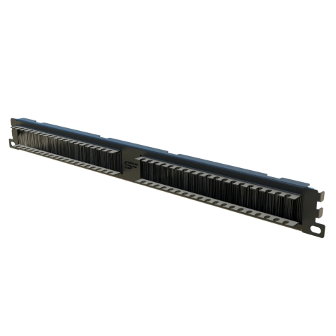 Organizzatore di cavi 19" 1U nero