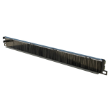 Organizzatore di cavi 19" 1U nero