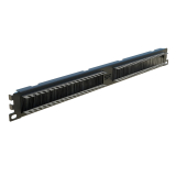Organizzatore di cavi 19" 1U nero