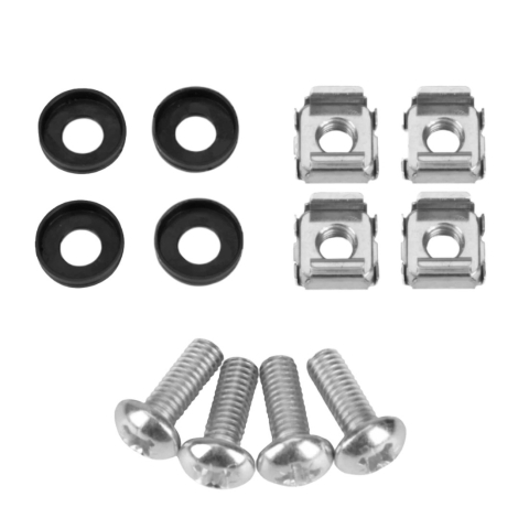 Set di 4 viti per rack in PVC M6