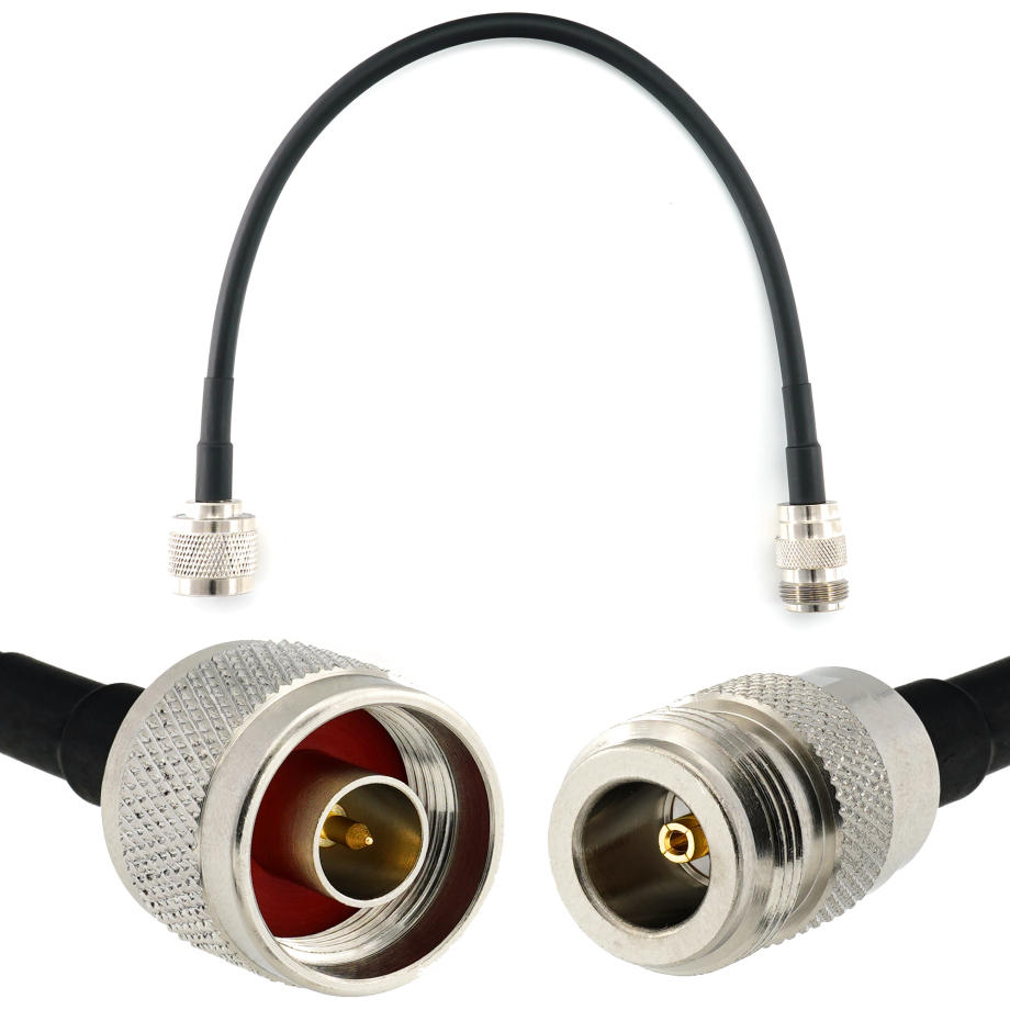 N maschio a N femmina 30cm cavo coassiale — HF240 (equivalente a LMR240)