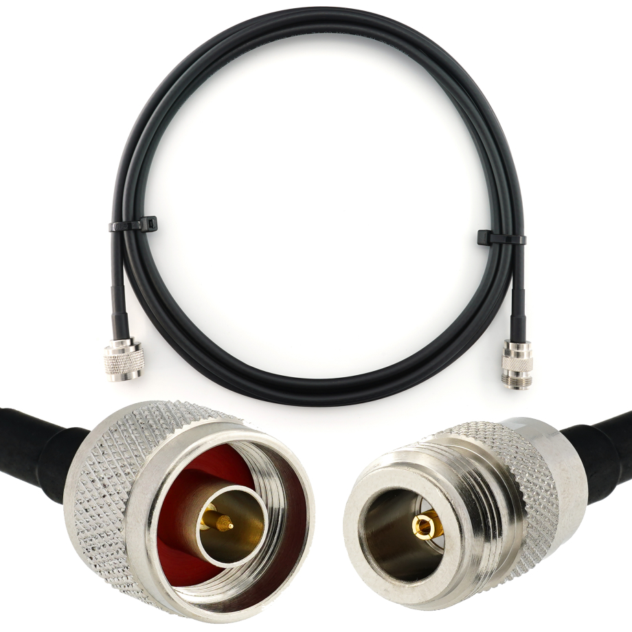 N maschio a N femmina 2m cavo coassiale — HF240 (equivalente a LMR240)