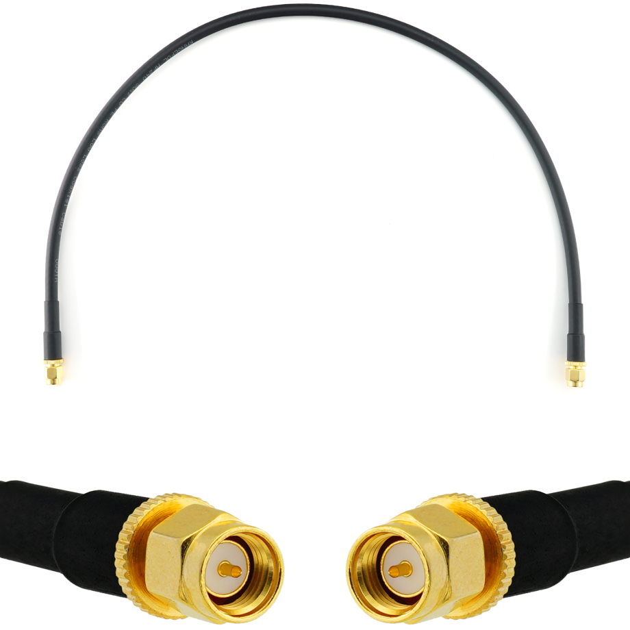 SMA maschio a SMA maschio 50cm cavo coassiale — HF240 (equivalente a LMR240)