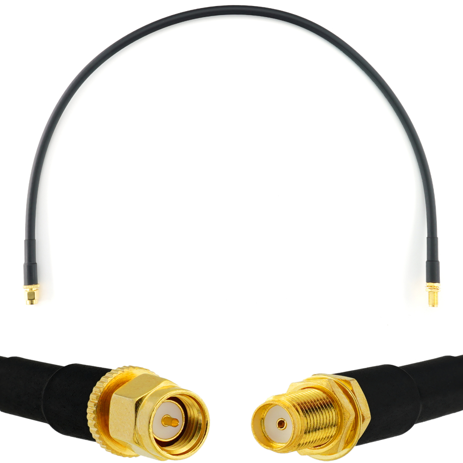 SMA maschio a SMA femmina 50cm cavo coassiale — HF240 (equivalente a LMR240)