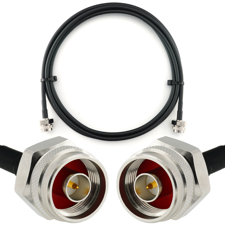 N maschio a N maschio Hex 1m cavo coassiale — HF240 (equivalente a LMR240)